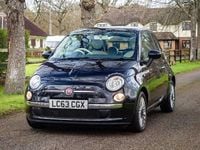 Used Fiat 500 Lounge 85 HP (62 kW) 2014 Black Hatchback