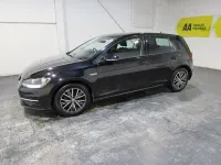 Used VW Golf VII SE 130 HP (95 kW) 2018 Black Hatchback