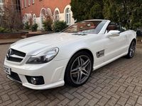 Used Mercedes SL63 AMG 2009 White Cabriolet