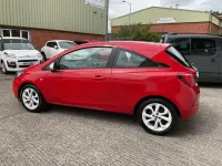 Used Vauxhall Corsa 75 HP (55 kW) 2016 Red Hatchback