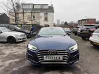 Begagnad Audi A5 S-Line 2017 Blå Sportkupé