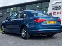 Used VW Jetta SE 150 HP (110 kW) 2015 Blue Sedan