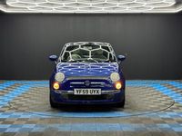 Used Fiat 500 Lounge 69 HP (50 kW) 2010 Blue Hatchback