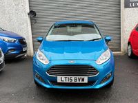 Used Ford Fiesta Zetec 2015 Blue Hatchback
