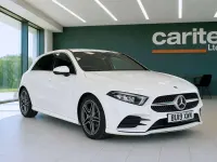Used Mercedes A200 AMG line 163 HP (119 kW) 2019 White Hatchback