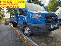 Usado Ford Transit 130 HP (95 kW) 2019 Azul Cabrios