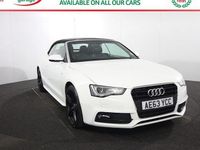 Used Audi A5 Cabriolet S-Line 225 HP (165 kW) 2013 White Cabriolet