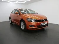 Used VW Polo SE 95 HP (69 kW) 2018 Orange Hatchback
