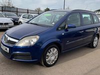 Used Vauxhall Zafira 150 HP (110 kW) 2007 Blue MPV