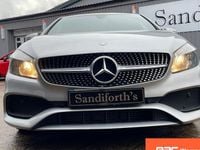 Begagnad Mercedes A200 AMG line 136 HK (100 kW) 2017 Silver Halvkombi