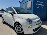 Used Fiat 500 Lounge 69 HP (50 kW) 2018 White Hatchback