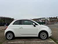 Used Fiat 500 Lounge 2017 White Cabriolet