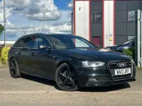 Used Audi A4 S-Line 143 HP (105 kW) 2013 Black Estate