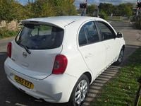 Used Nissan Micra Acenta 2015 White Hatchback