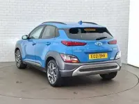 Used Hyundai Kona Premium 141 HP (103 kW) 2021 Blue SUV