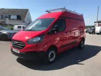 Used Ford Transit Custom 130 HP (95 kW) 2021 Red Van