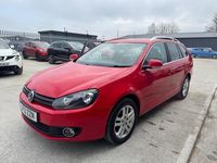 Used VW Golf VII SE 105 HP (77 kW) 2013 Red Estate