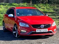 Used Volvo V60 R-Design 190 HP (139 kW) 2017 Red Estate