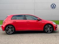 Used VW Golf VII GTD 184 HP (135 kW) 2017 Red Hatchback