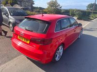 Used Audi A3 S-Line 2014 Red Hatchback