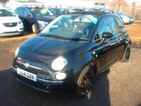 Used Fiat 500C Lounge 69 HP (50 kW) 2014 Black Cabriolet