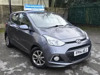 Usado Hyundai i10 Premium 2014 Gris Utilitario