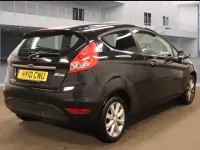 Begagnad Ford Fiesta Zetec 82 HK (60 kW) 2010 Svart Halvkombi