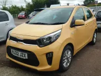 Used Kia Picanto 67 HP (49 kW) 2022 Yellow Hatchback