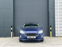 Used Ford Fiesta Zetec 100 HP (73 kW) 2018 Blue Hatchback