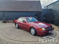 Used Mercedes SL300 190 HP (139 kW) 1992 Red Cabriolet