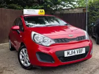 Used Kia Rio Air 2014 Red Hatchback