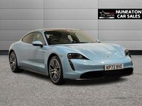 Used Porsche Taycan Performance Package 350 kW (476 HP) 2022 Blue Sedan