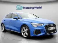 Used Audi A3 Sportback S-Line 110 HP (80 kW) 2023 Blue Hatchback