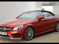 Usado Mercedes C250 AMG Line Premium Plus 2017 Vermelho Cabrios