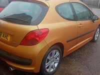 Used Peugeot 207 Sport 2008 Orange Hatchback