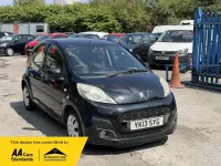 Used Peugeot 107 Active 68 HP (50 kW) 2013 Black Hatchback