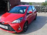 Used Toyota Yaris 111 HP (81 kW) 2019 Red Hatchback