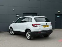 Used Skoda Karoq SE 115 HP (84 kW) 2019 Moon white metallic SUV