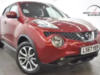 Used Nissan Juke Tekna 110 HP (80 kW) 2017 Red SUV
