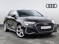 Used Audi A3 e-tron S-Line 2024 Black Hatchback
