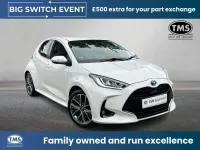 Used Toyota Yaris Hybrid 2021 White Hatchback