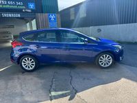 Used Ford Focus Titanium 2016 Blue Hatchback