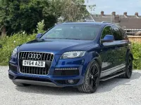 Used Audi Q7 S-line plus 340 HP (250 kW) 2014 Blue SUV