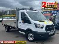 Used Ford Transit S 130 HP (95 kW) 2019 White Cabriolet
