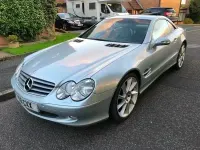 Used Mercedes SL500 306 HP (225 kW) 2002 Silver Cabriolet