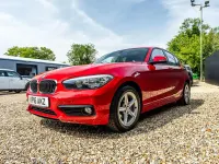 Used BMW 118 Impressive 136 HP (100 kW) 2016 Red Hatchback