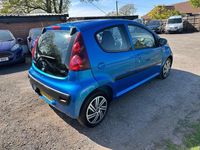Second-hand Peugeot 107 Active 68 CP (50 kW) 2014 Albastru Hatchback