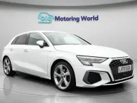 Used Audi A3 Sportback S-Line 150 HP (110 kW) 2020 White Hatchback
