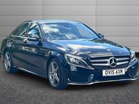Used Mercedes C300 AMG Line Premium Plus 231 HP (169 kW) 2015 Obsidian black Sedan
