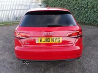 Used Audi A3 Sportback Design 150 HP (110 kW) 2018 Red Hatchback